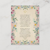 Theotokos en Christ Kind Zwangerschap Gebed Kaart Plaatskaartje (Achterkant)