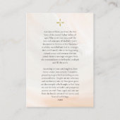 Theotokos en Christ Kind Zwangerschap Gebed Kaart Plaatskaartje (Achterkant)