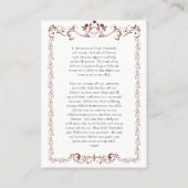 Theotokos en Christ Kind Zwangerschap Gebed Kaart Plaatskaartje (Achterkant)