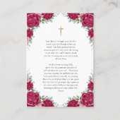 Theotokos en Christ Kind Zwangerschap Gebed Kaart Plaatskaartje (Voorkant)