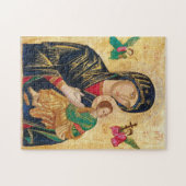 Theotokos en Christus kind icoon Legpuzzel (Horizontaal)
