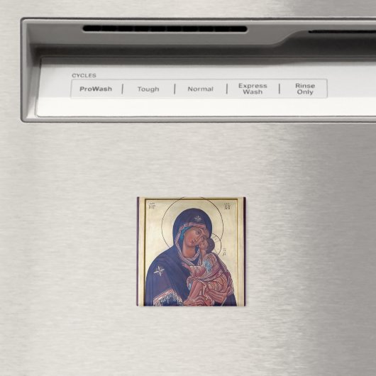 Theotokos en Christus kind orthodox icoon Magneet (Insitu (Vaatwasser))