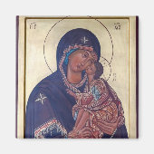 Theotokos en Christus kind orthodox icoon Magneet (Voorkant)