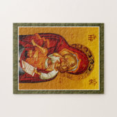 Theotokos en Christuskind Orthodoxe Christelijke I Legpuzzel (Horizontaal)