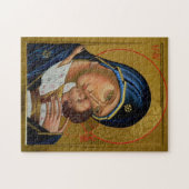 Theotokos en Christuskind Orthodoxe Christelijke I Legpuzzel (Horizontaal)