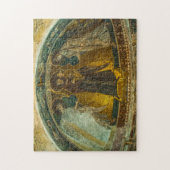 Theotokos en het Christuskind met engelen Icoon Legpuzzel (Verticaal)