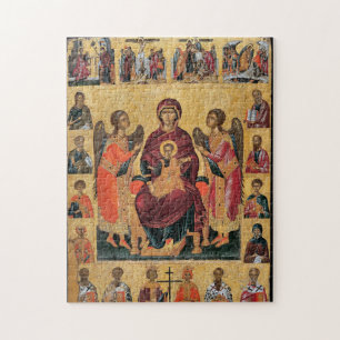 Theotokos en het icoon van het Christuskind Legpuzzel