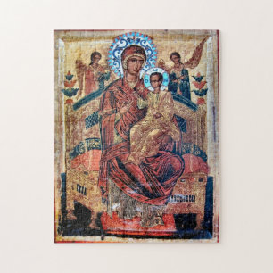Theotokos en het icoon van het Christuskind Legpuzzel