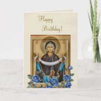 Theotokos Heilige Bescherming Icoon Verjaardag