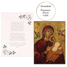 Theotokos & het Christuskind Zwangerschap Gebedska