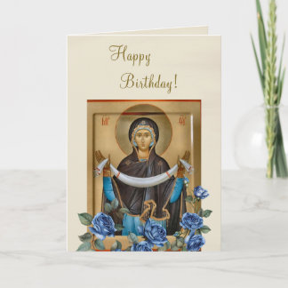 Theotokos Holy Protection Icon Birthday       Kaart