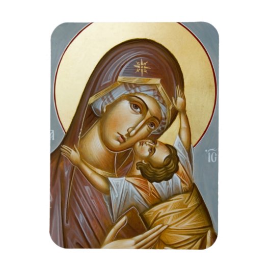 Theotokos Kardiotissa Magnet Magneet (Verticaal)