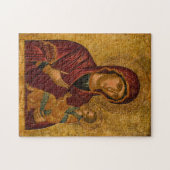 Theotokos (Maagd Maria) en het icoon van Christus Legpuzzel (Horizontaal)