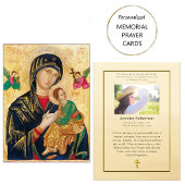 Theotokos (Maagd Maria) Kaart van het begrafenisge Plaatskaartje