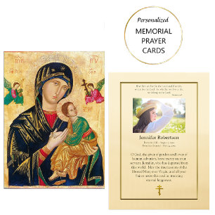 Theotokos (Maagd Maria) Kaart van het begrafenisge Plaatskaartje