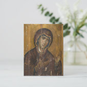 Theotokos (Maagd Maria) Orthodox Christelijk icoon Briefkaart (Staand voorkant)