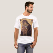 Theotokos met Christus Kind T-shirt (Voorkant volledig)