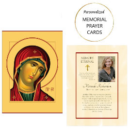 Theotokos Orthodox Christelijk Begrafenisgebed Kaa Plaatskaartje