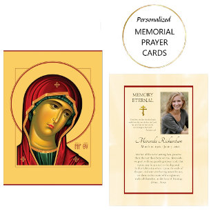 Theotokos Orthodox Christelijk Begrafenisgebed Kaa Plaatskaartje