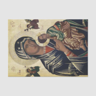 Theotokos orthodox Christelijk icoon Tissuepapier