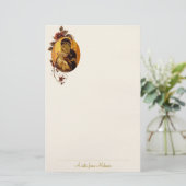 Theotokos van de Russisch-orthodoxe Christelijke t Briefpapier (Staand voorkant)
