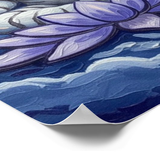 ThePath2Peace:ZenWhiteTiger Poster (Hoek)