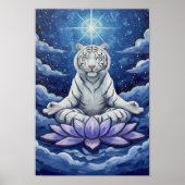 ThePath2Peace:ZenWhiteTiger Poster (Voorkant)