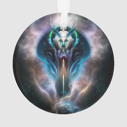 Thera Etheral Queen Acryla Ornament (achterkant)