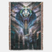 Thera Etheral Queen of Galaxy Throw Blanket Deken (Voorkant Verticaal)