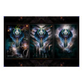 Thera Queen Fractal Trilogy 2XFrame Perfect Poster (Voorkant)