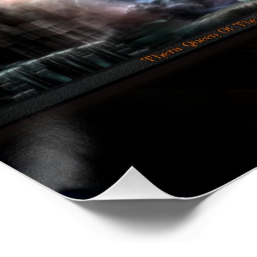 Thera Queen Fractal Trilogy 2XFrame Perfect Poster (Hoek)