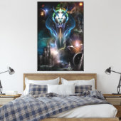 Thera Queen of the Galaxy BLK Border Canvas Afdruk (Insitu (Slaapkamer))