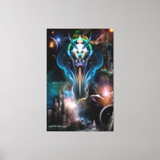 Thera Queen of the Galaxy Canvas Print (Voorkant)