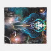 Thera Queen of the Galaxy Fleece Blanket Deken (Voorkant (Horizontaal))
