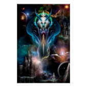 Thera Queen of the Galaxy Perfect Poster (Voorkant)