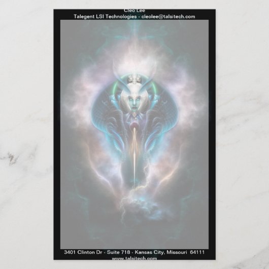 Thera The Etheral Queen Briefpapier (Voorkant)
