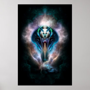 Thera The Etheral Queen Wall Poster