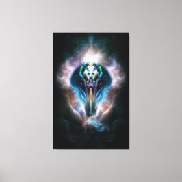 Thera The Etheral Queen Wrapped Canvas Afdruk