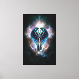 Thera The Etheral Queen Wrapped Canvas Afdruk