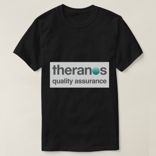 Theranos Quality Assurance, Pet T-shirt (Design voorkant)