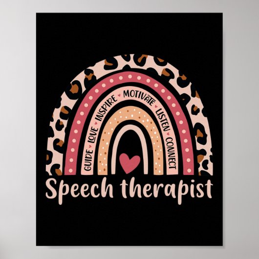 Therapeut 100ste dag van de school spraaktherapie  poster (Voorkant)