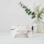 Therapeut Abstracte serene Waterverf Visitekaartje (Staand voorkant)