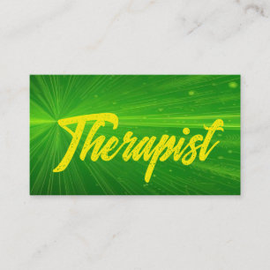 Therapeut Bright Green Visitekaartje