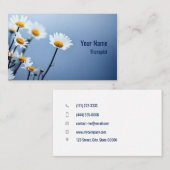 therapeut chamomile blue van  adviseur visitekaartje (Voorkant / Achterkant)