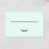 Therapeut Eucalyptus Groen Euro Visitekaartje (Achterkant)