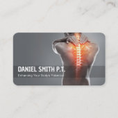 Therapeut Fysiotherapie Visitekaartje (Voorkant)