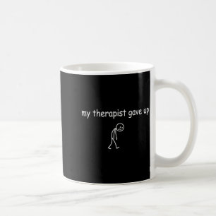 Therapeut gaf grappige sarcastische geestelijke ge koffiemok