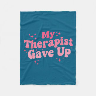 Therapeut Gaf Twee Ontwerp Op Fleece Deken