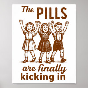 Therapeut Geestelijke Gezondheid Angst De Pillen E Poster