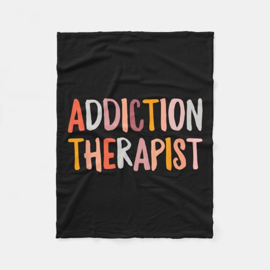 Therapeut Geestelijke Gezondheidstherapie Gedrag Fleece Deken (Voorkant)